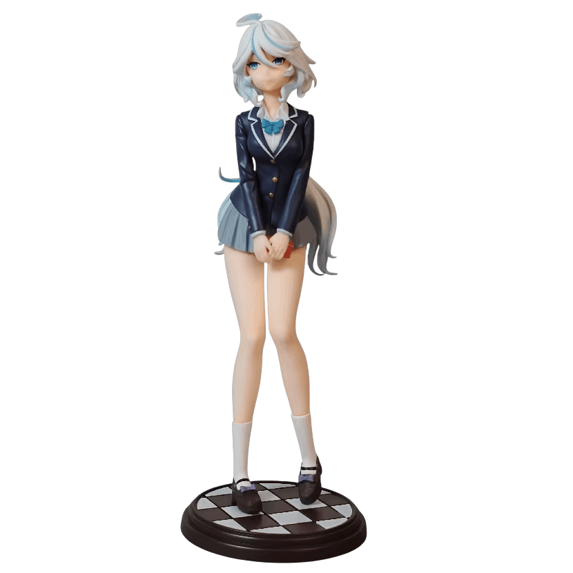 Figurine Furina Genshin Impact en uniforme scolaire - face