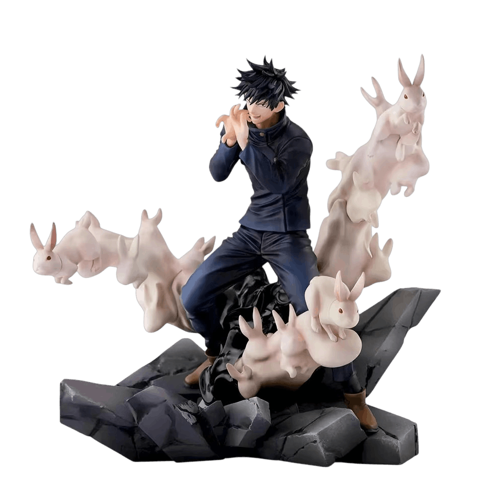 Figurine Megumi Fushiguro chiens divins Jujutsu Kaisen - face