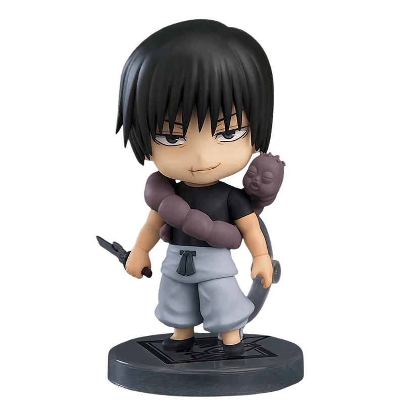 Figurine chibi Toji Fushiguro Jujutsu Kaisen avec ses deux lames - face