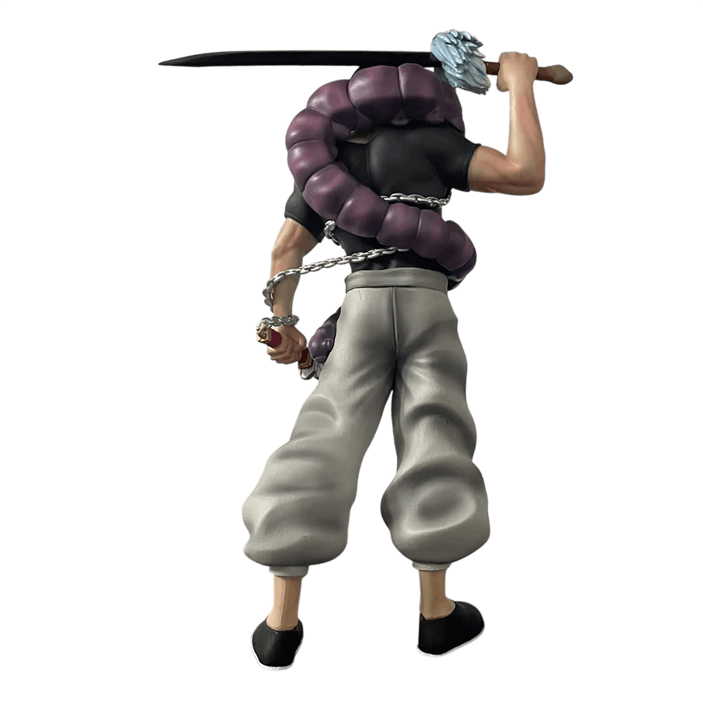 Figurine Toji Fushiguro vue de profil chaînes - Jujutsu Kaisen