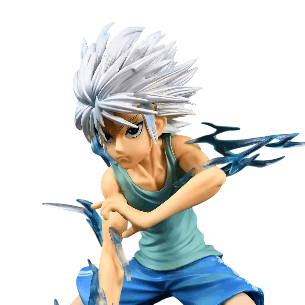Figurine Killua Kanmuru détails des éclairs