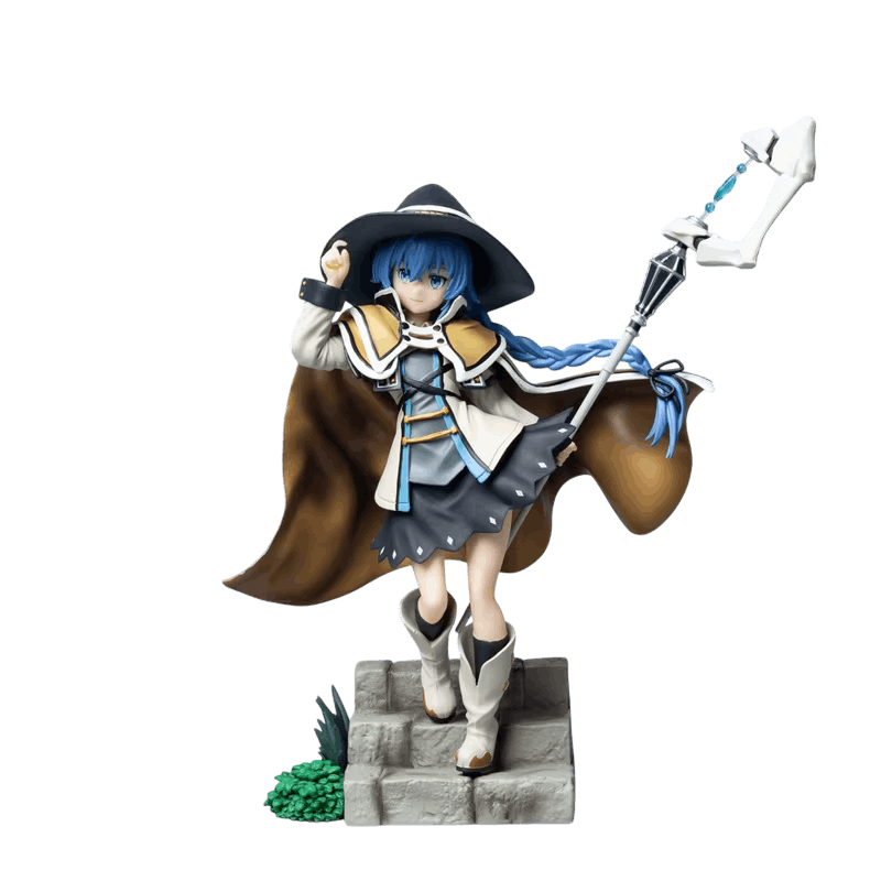 Figurine Roxy Migurdia chapeau de sorciere Mushoku Tensei - face
