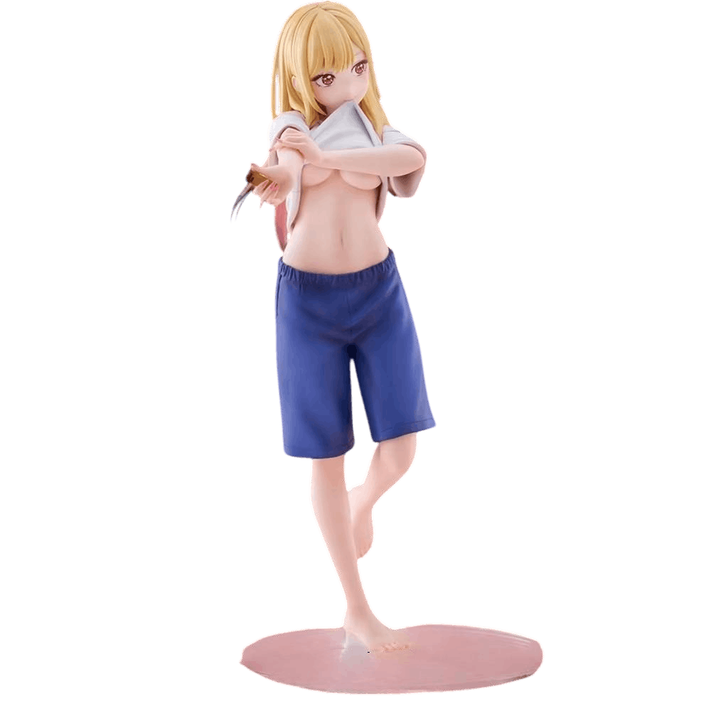 Figurine Marin Kitagawa en tenue de sport My Dress-Up Darling - face