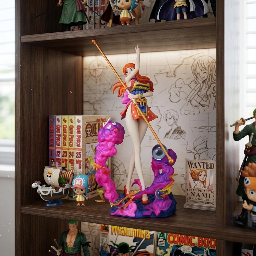 Figurine Nami Chatte Voleuse One Piece présentation