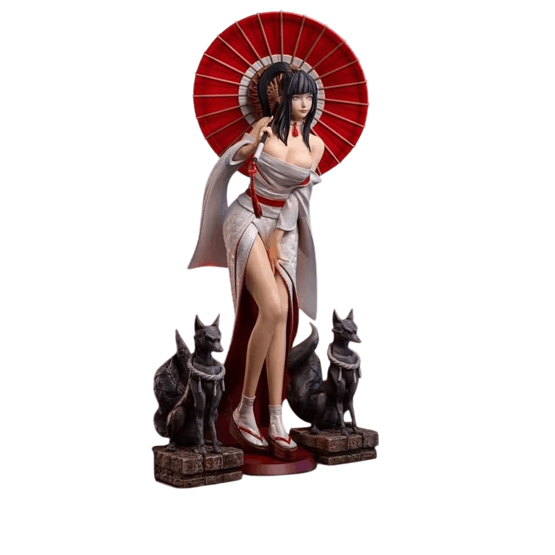 Figurine Hinata ombrelle Naruto - face