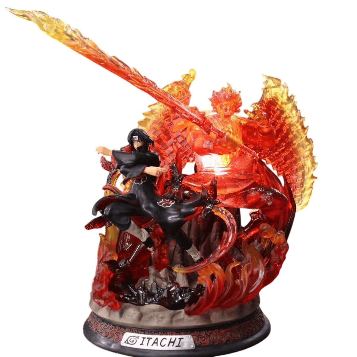 Diorama Itachi Uchiha Susanoo rouge Naruto - face