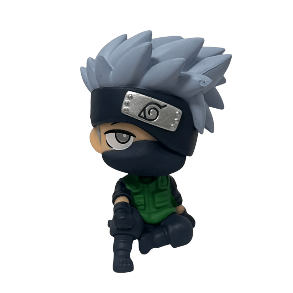 Figurine chibi Naruto Kakashi Hatake 10 cm assis - face
