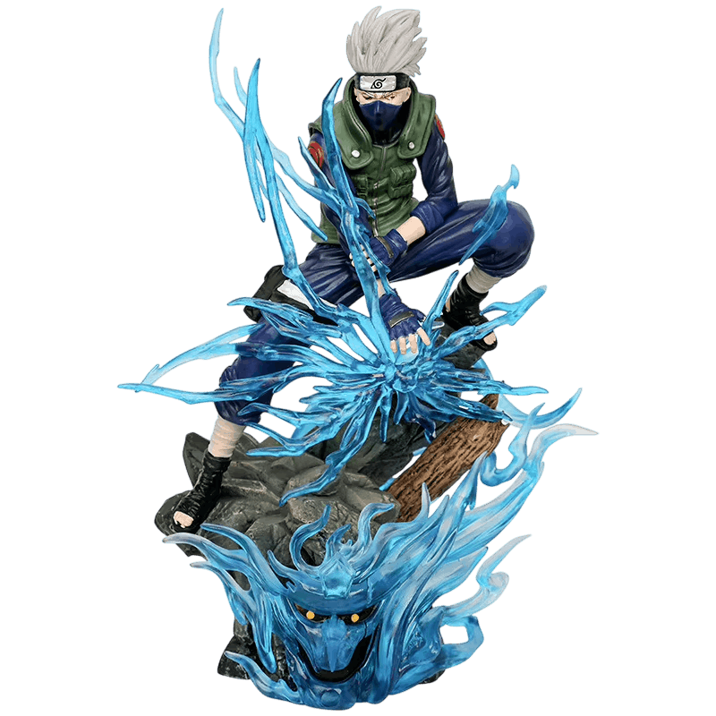 Figurine Kakashi meute de foudre Naruto - face