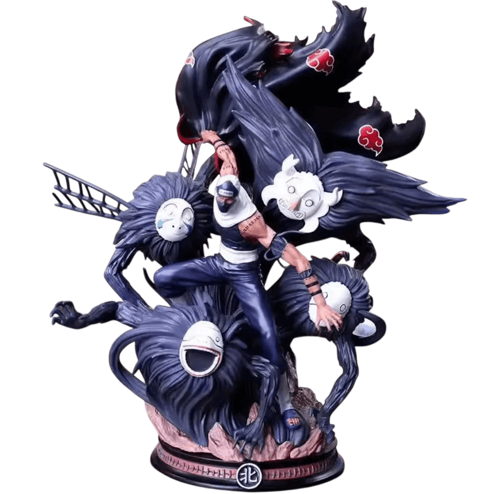 Figurine Kakuzu et Hidan Akatsuki - face