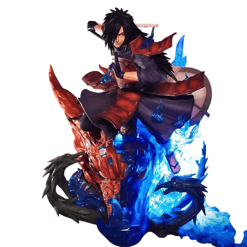 Figurine Madara Uchiha dragons armure Naruto - face
