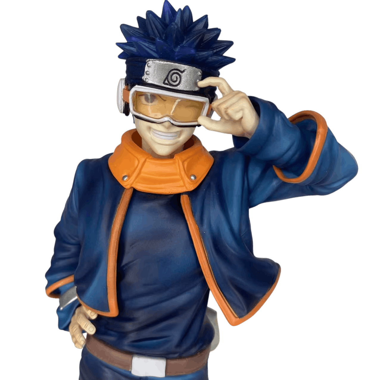 Figurine Obito Uchiha - details lunettes et bandeau