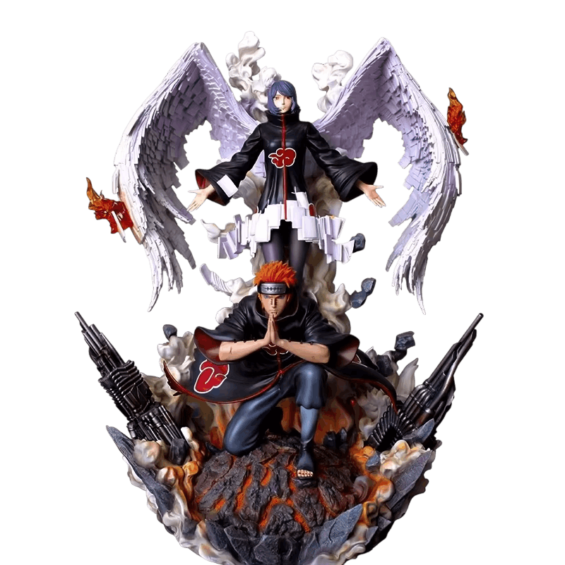 Diorama Pain et Konan Akatsuki Naruto - face