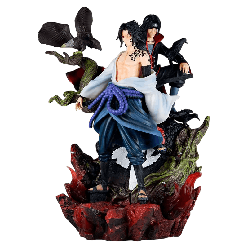 Figurine Sasuke Itachi freres Uchiha Naruto - face