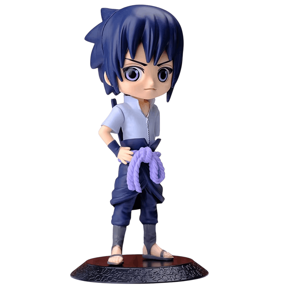 Figurine Naruto Sasuke Uchiha 15 cm debout - face