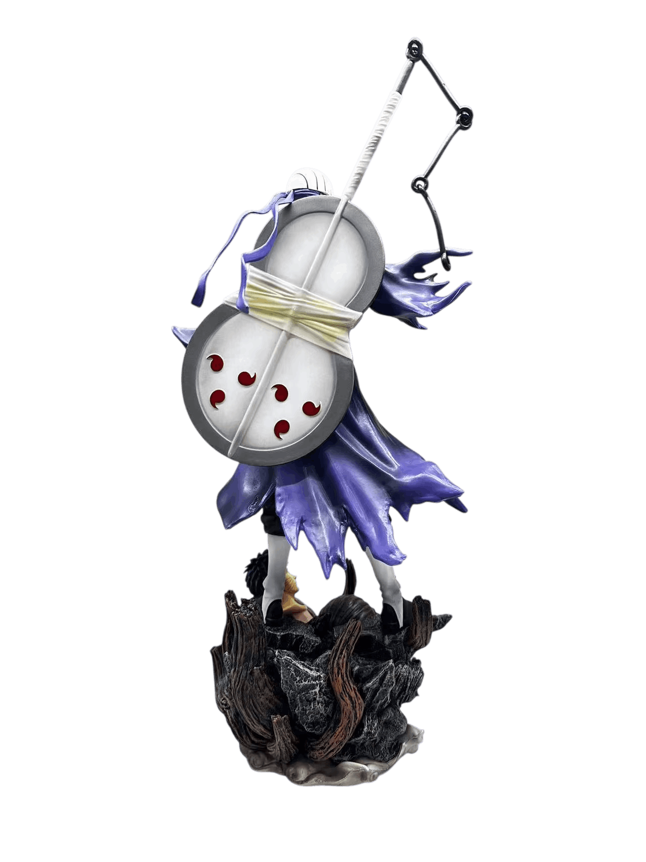 Figurine Tobi Obito vue de profil cape violette - Naruto