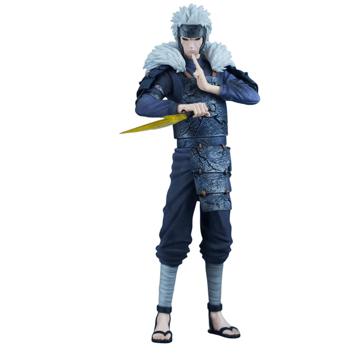 Figurine Tobirama Senju armure bleue kunai doré - Naruto