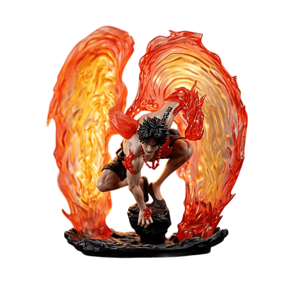 Figurine Ace ailes de feu One Piece - face