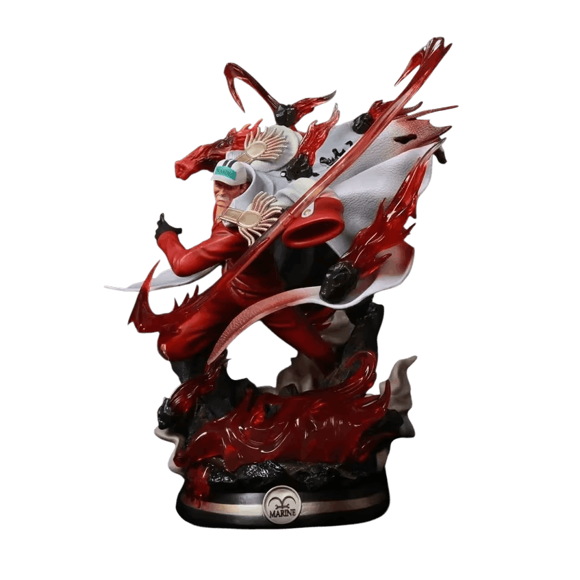 Figurine Akainu incarnation du magma One Piece - face