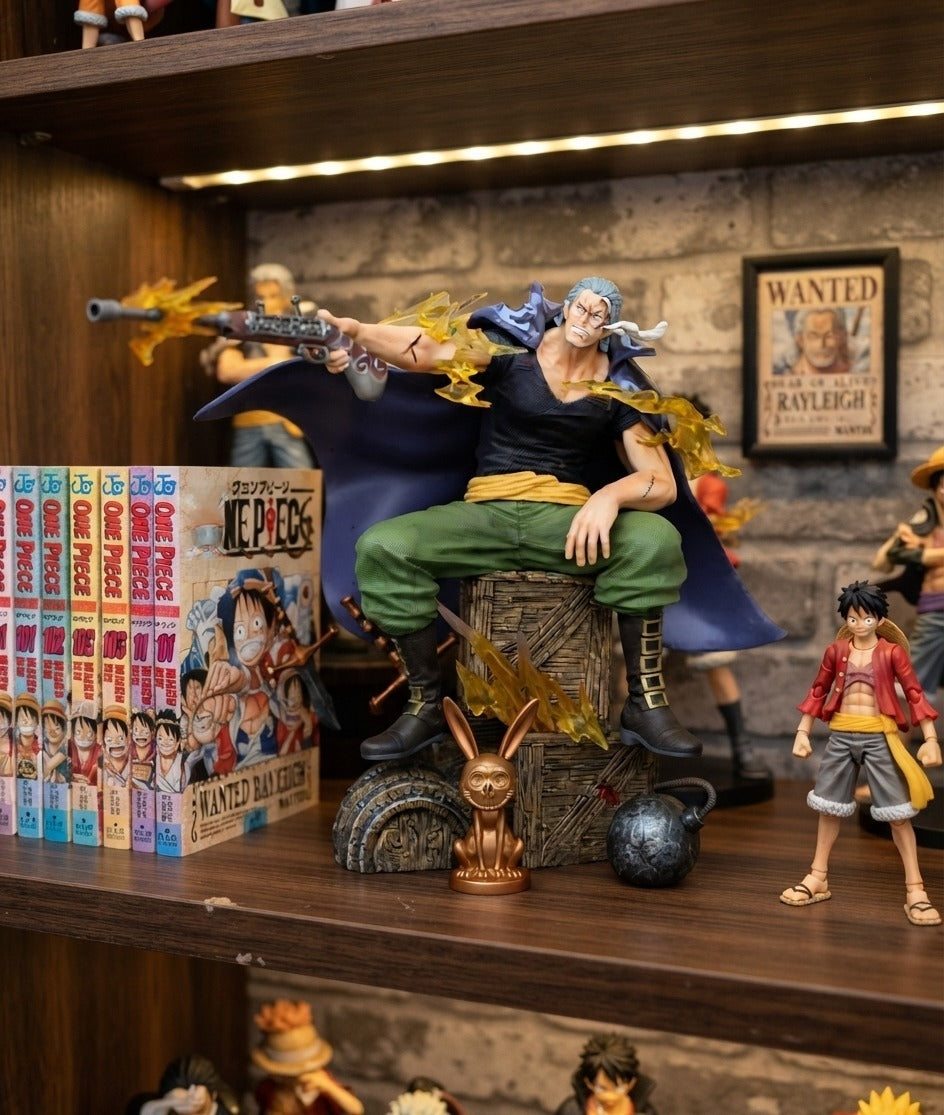 Figurine Ben Beckman en embuscade One Piece - exposee sur une etagere (decor non inclus)