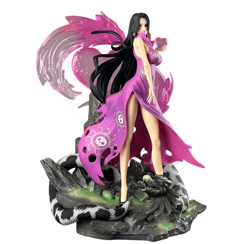 Figurine Boa Hancock imperatrice fantome One Piece - face
