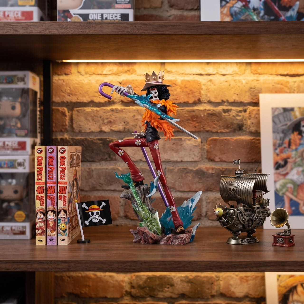 Figurine Brook exposee sur une etagere (decor non inclus)