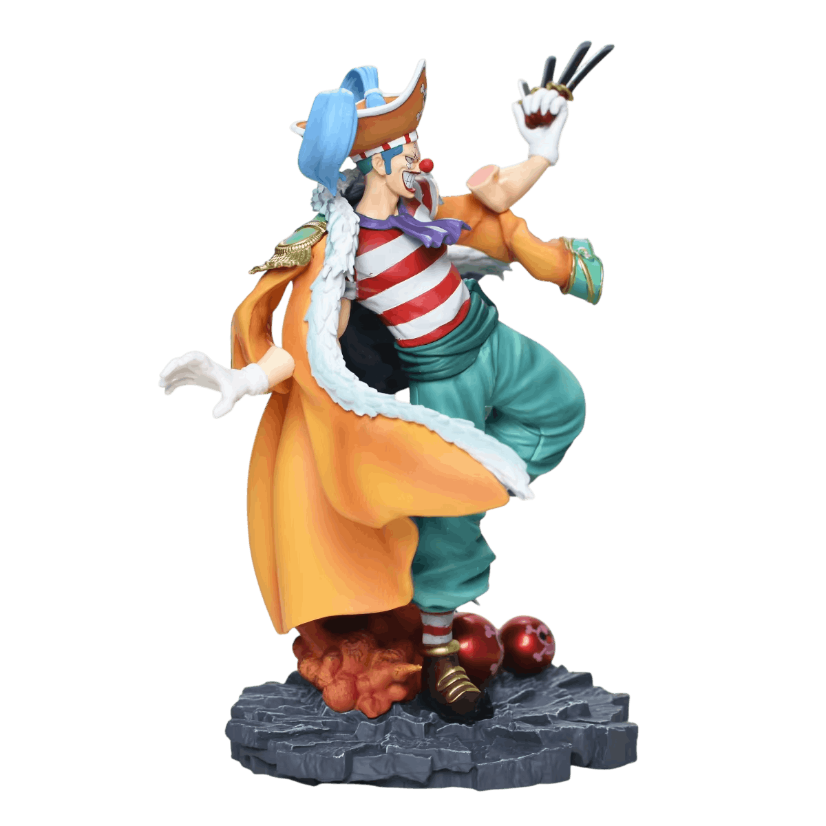Figurine Buggy le Clown One Piece vue de côté