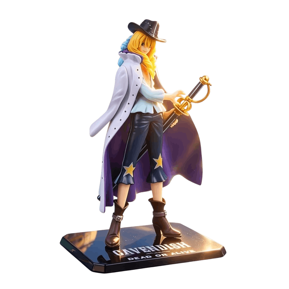 Figurine Cavendish Durandal One Piece - face