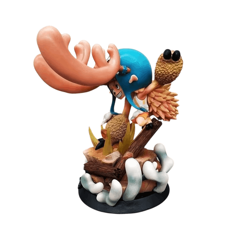 Figurine Chopper chapeau rose One Piece - profil