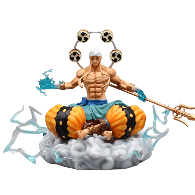 Figurine Enel assis sur son nuage One Piece - face