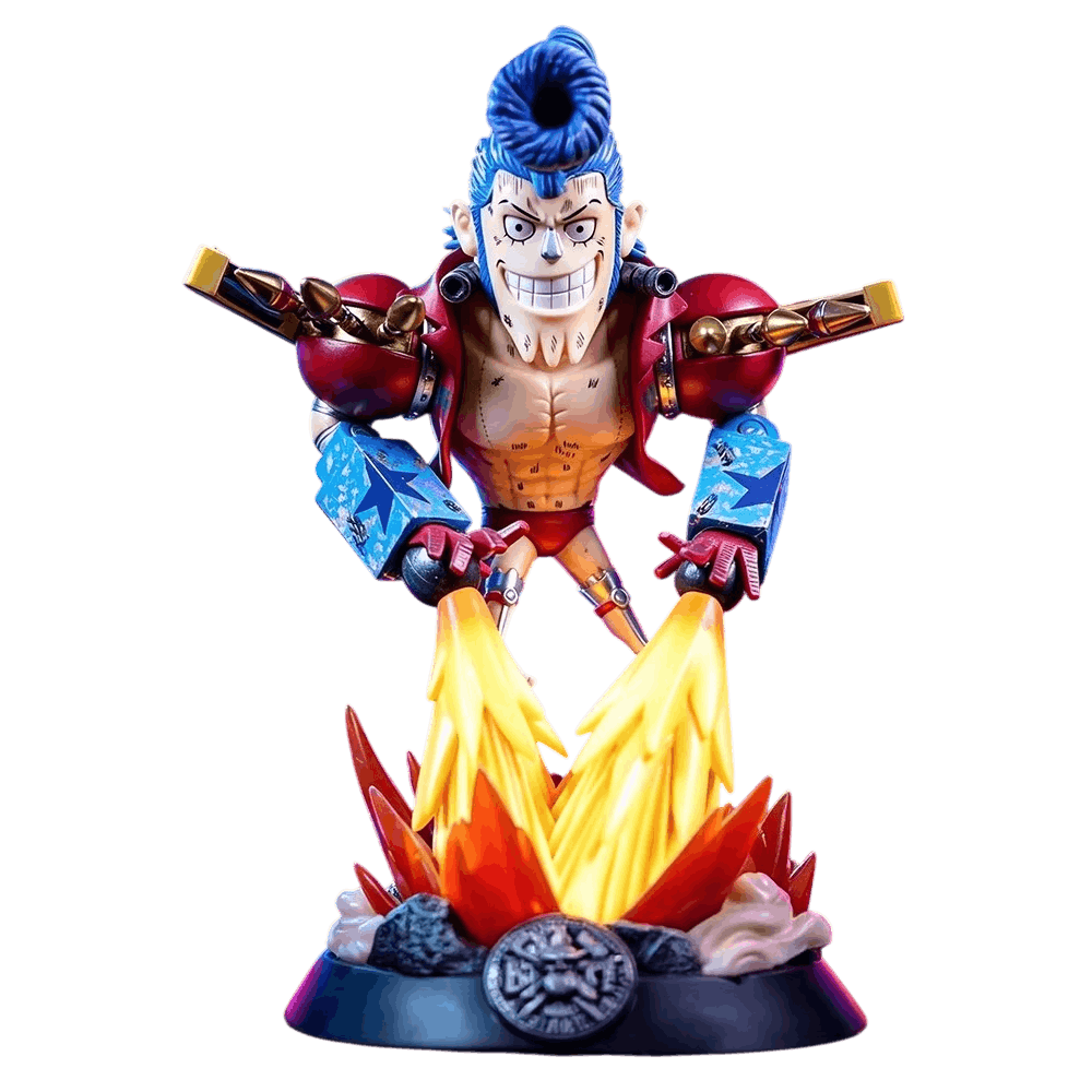 Figurine Franky pose super One Piece - face