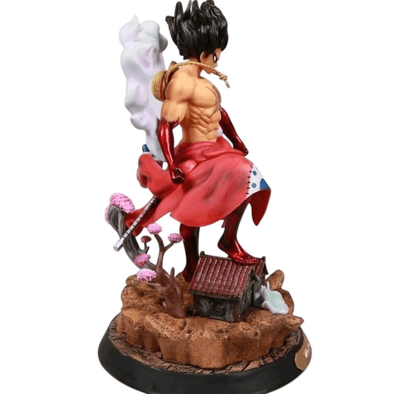 Figurine Luffy Gear 4 Snakeman Wano - profil