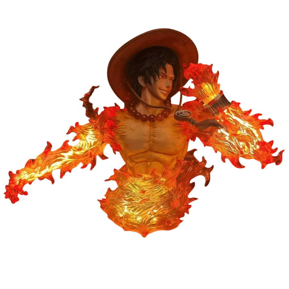 Figurine Portgas D Ace brasier flammes One Piece - details