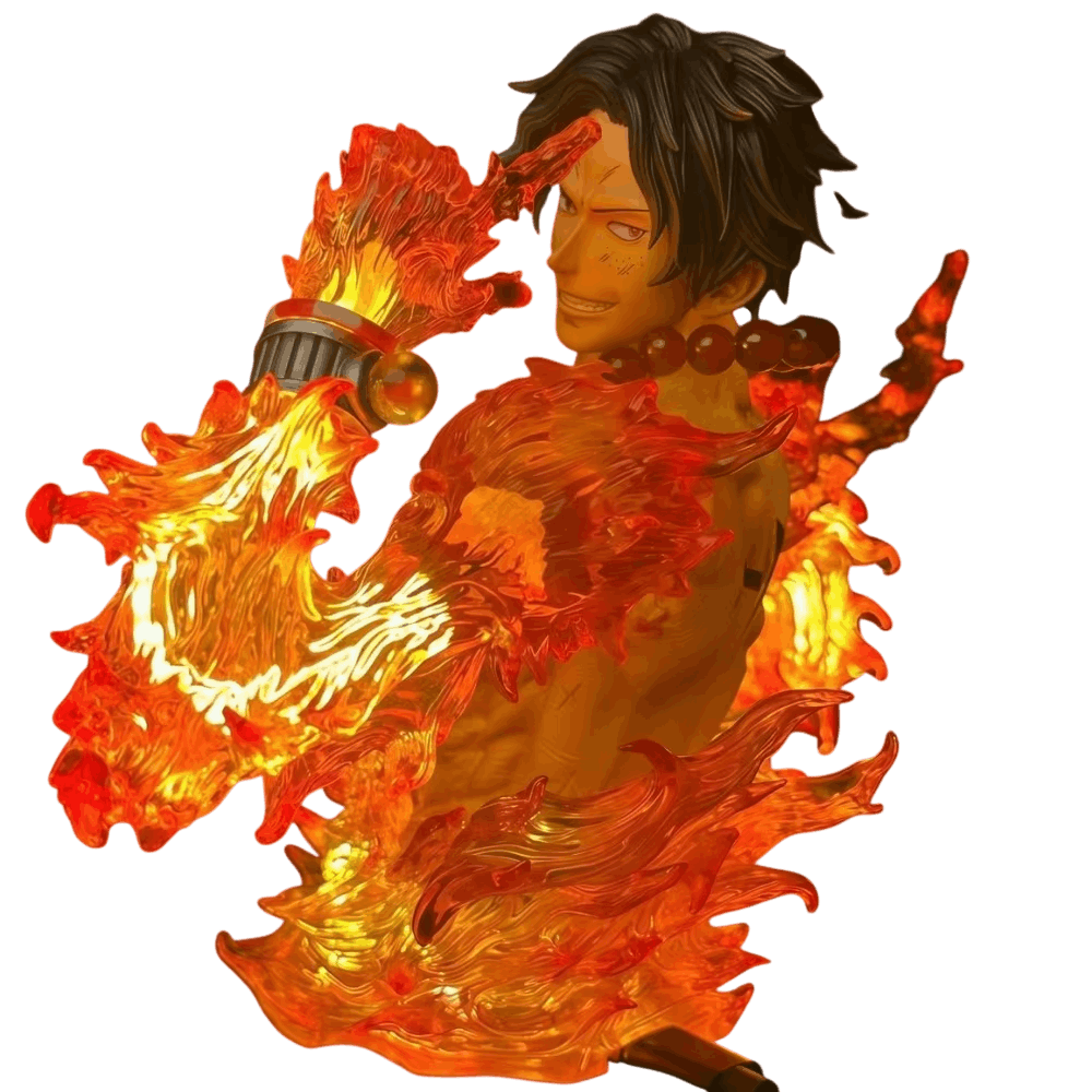 Figurine Portgas D Ace brasier flammes One Piece - profil