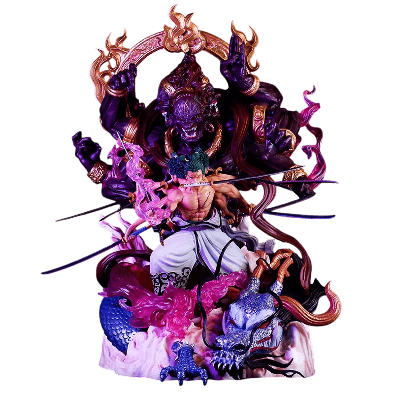 Figurine Roronoa Zoro Asura grand format - face