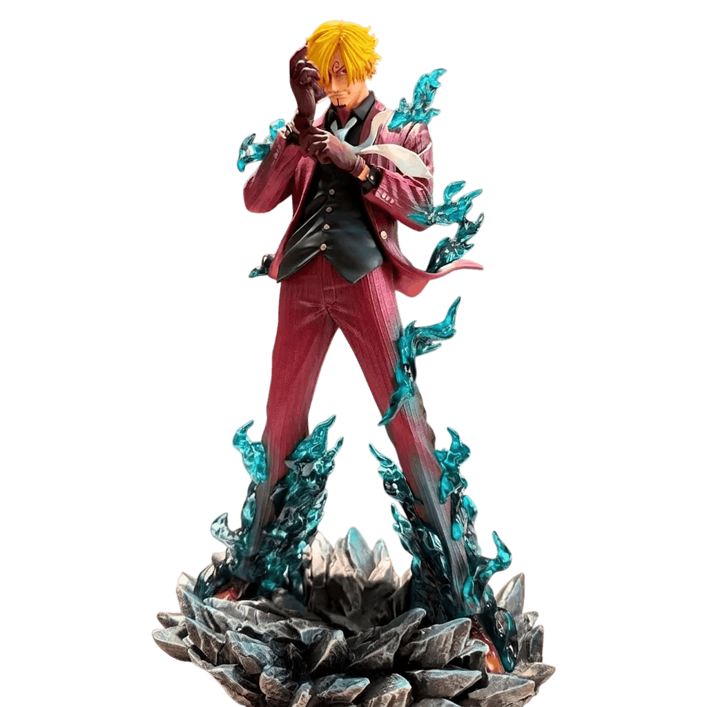 Figurine One Piece Sanji Jambe Noire 25 cm de face
