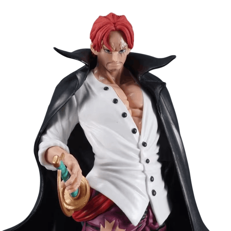 Figurine Shanks le Roux vue arrière cape - One Piece
