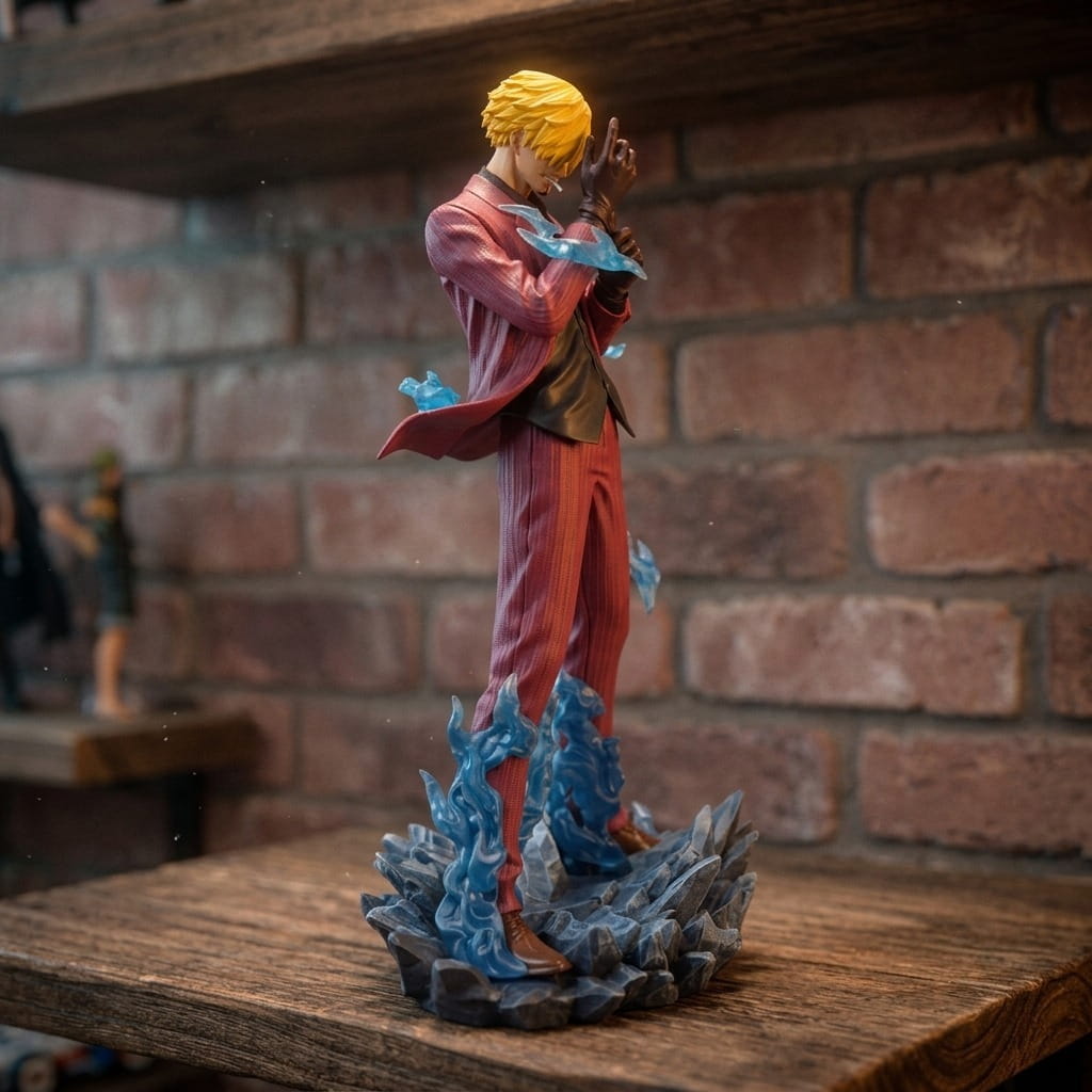 Figurine Sanji Jambe Noire One Piece présentation