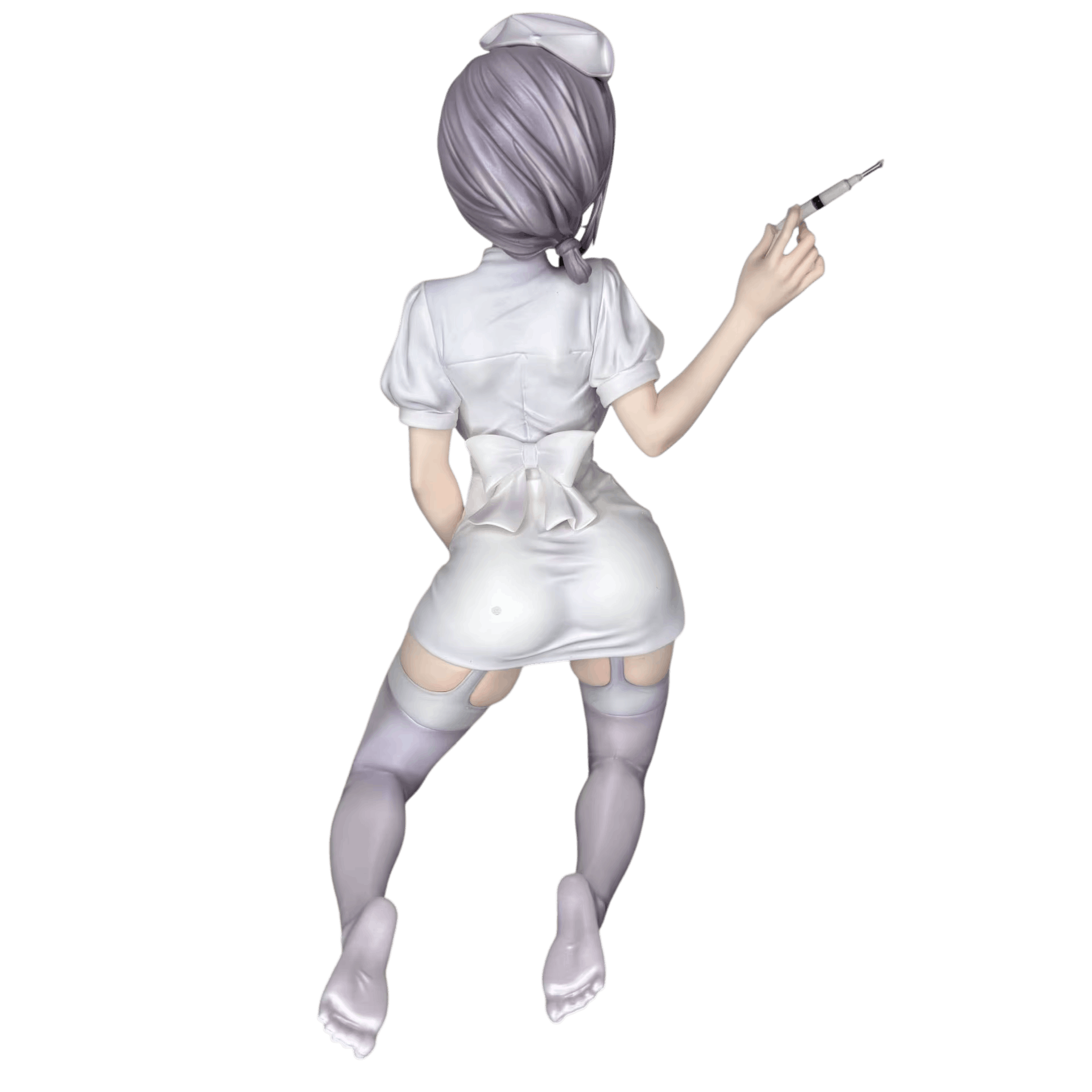 Figurine Saotome Shino infirmière - vue de dos