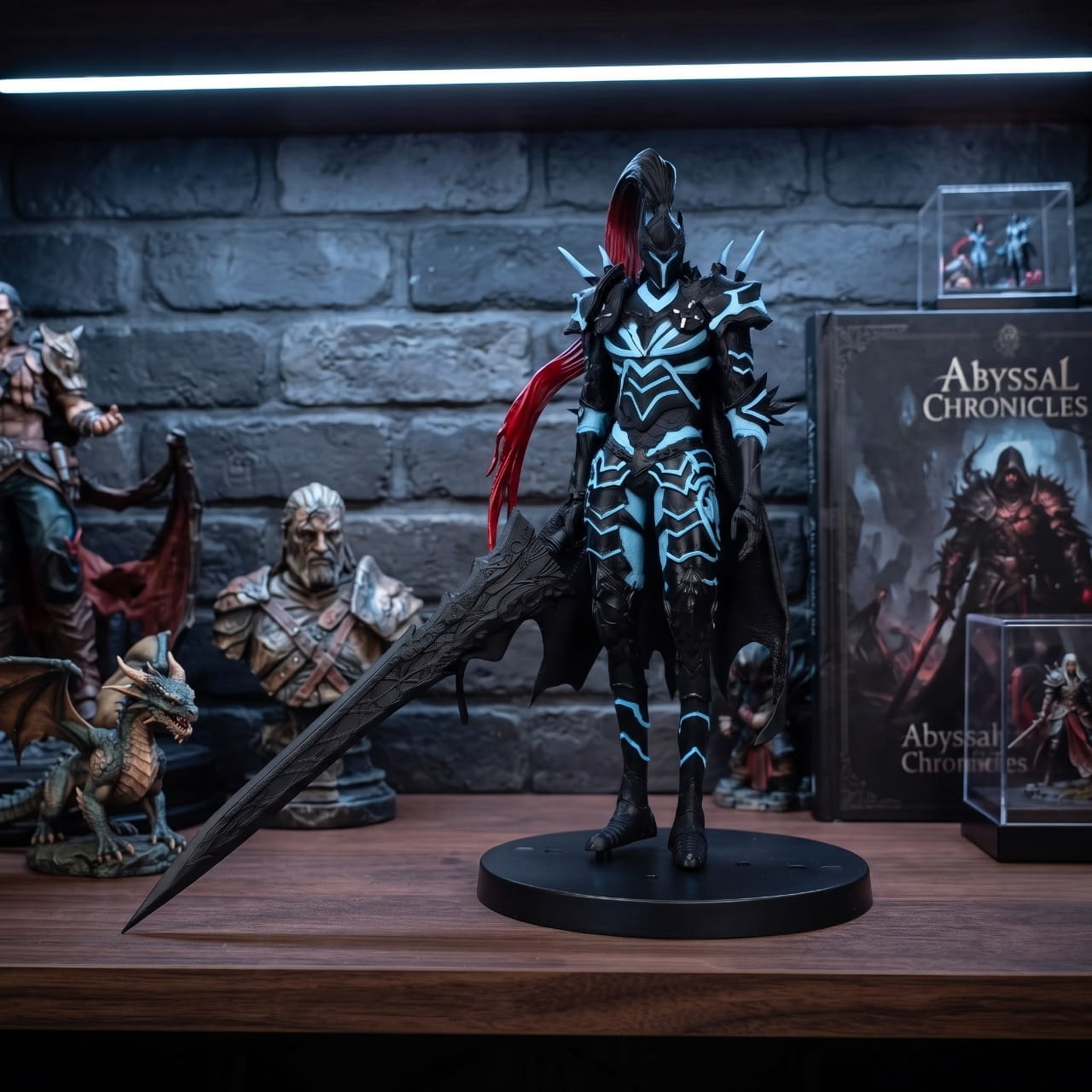 Figurine Igris Solo Leveling - exposee sur une etagere (decor non inclus)