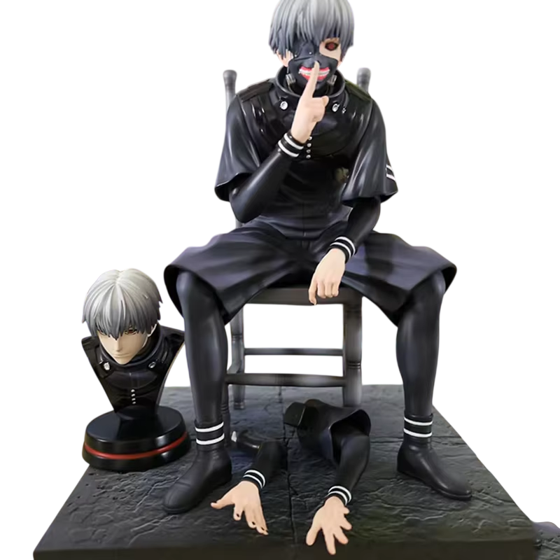 Figurine Ken Kaneki avec tête alternative et bras interchangeables inclus