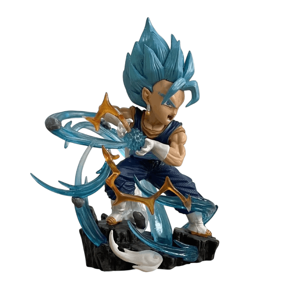 Figurine Vegetto Blue chibi Dragon Ball vue de côté