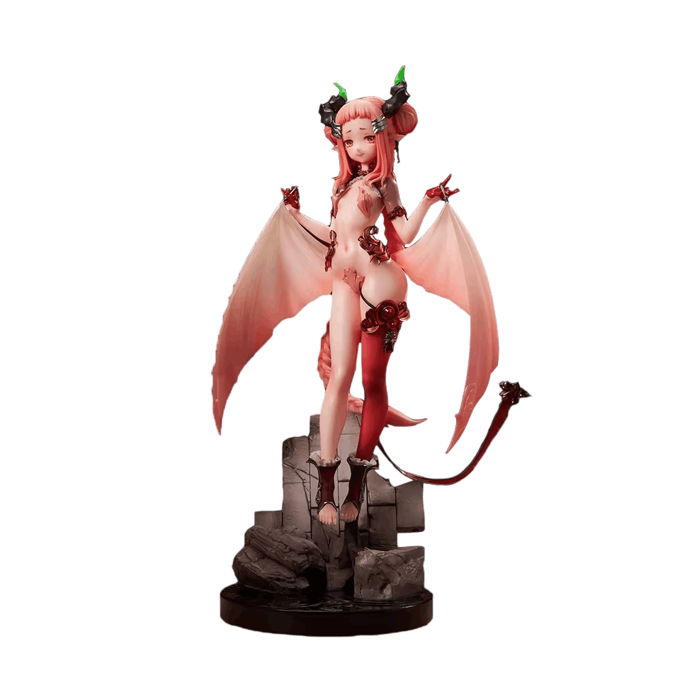 Figurine Yayako démone ailée - face