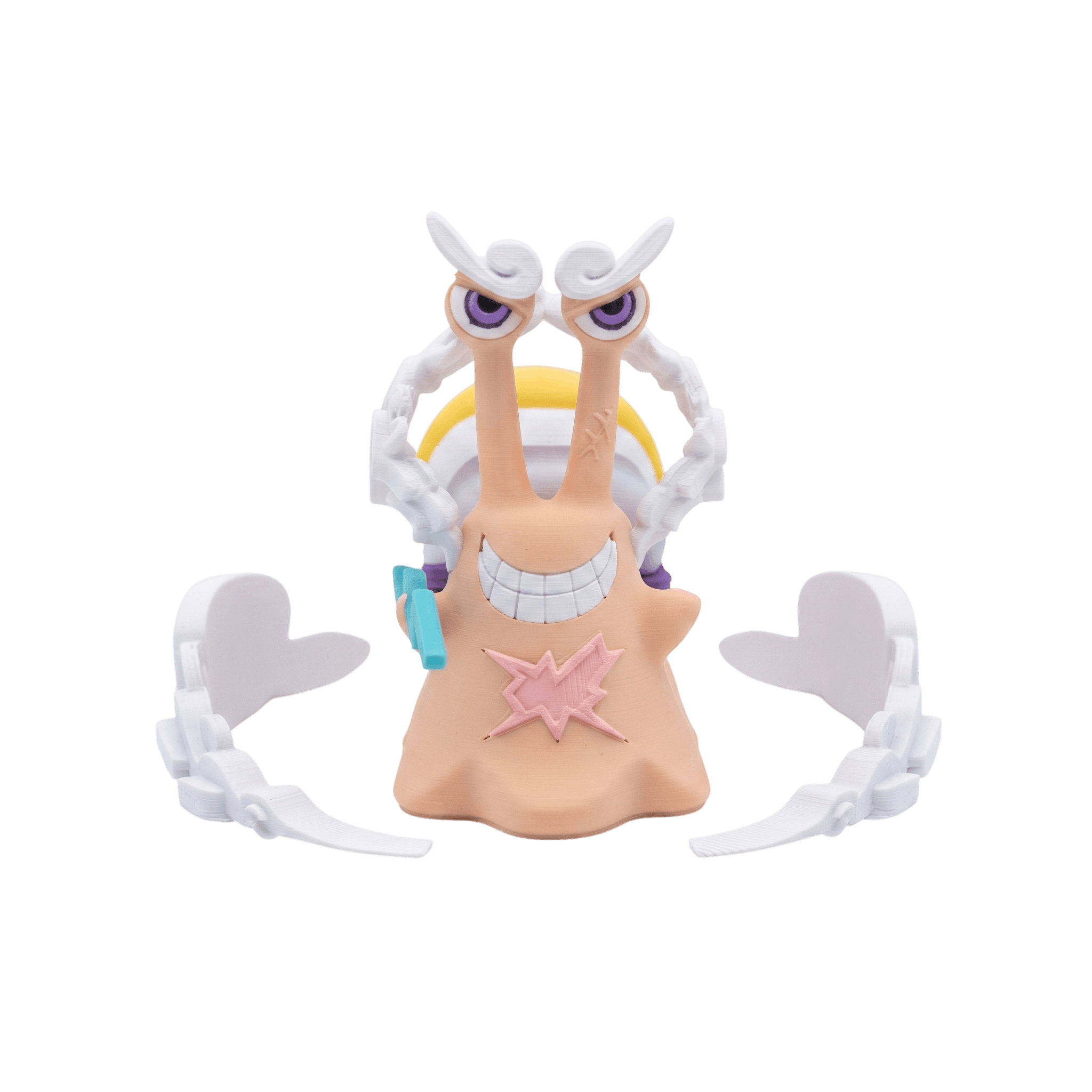 Support Manette One Piece – Den Den Mushi (2 Personnages) — Luffy Gear 5